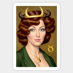 Taurus Girl Sticker